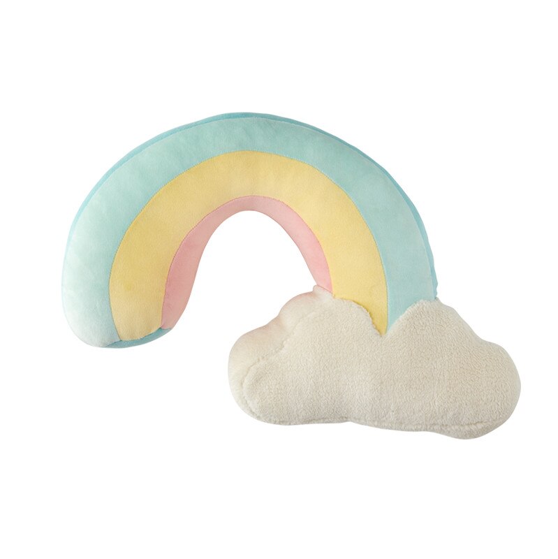 New Arrival Plush Rainbow Cloud Sun Toy Home Decoration Rainbow Cloud Pillow Cute Creative Weather Throw Pillow Kids Toys
