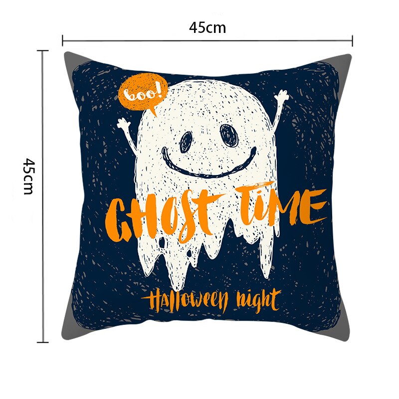 Halloween Decoration for Home Cartoon Pumpkin Bat Ghost Pillowcase Horror Halloween Party Supplies Accessories Haloween Ornament