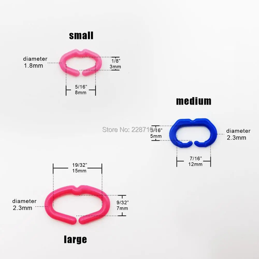 50pcs S M L Size Chicken Beak Clasp Cock Fasan Mouth Snap Ring Replace Peepers Eye Glasses Blinders Spectacles Anti-Pecking Feed