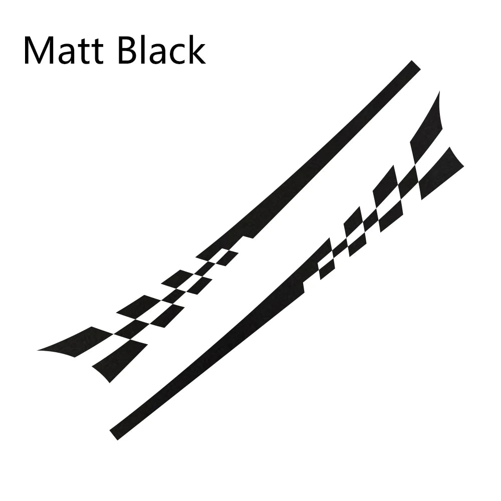 2pcs/Lot 220x25cm Car DIY Both Sides Stickers Race Stripes Camouflage Automobiles Products Car Wrap Vinyl Film Car Accessories