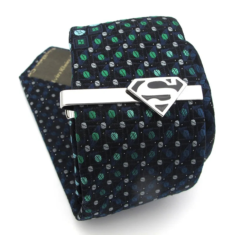 Men's Tie Clips 29 Designs Option Novel Superheroes Style Anchor Design Tie Pins