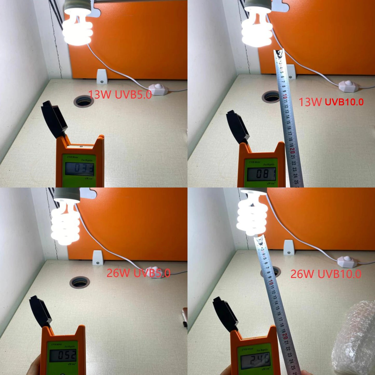 Reptile UVB 5.0 10.0 Lamp Bulb for Turtle Lizard Snake Lguanas Heat Calcium Lamp Bulb Energy Saving Light Reptile Succulent E27