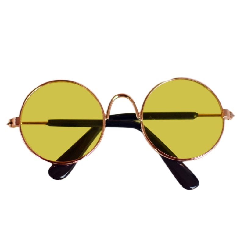 Doll Toy Cool Sunglasses for BJD Blyth American Grils Glasses Pet Toy Photo Prop Pet Glasses Toy Doll Sunglasses