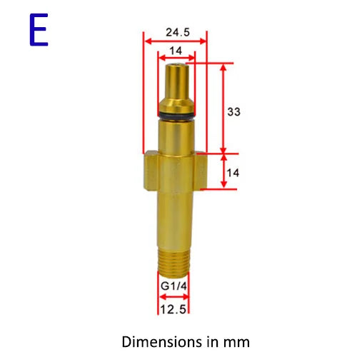 Pressure Washer Gun Lance Bayonet Adapter Snow Foam Lance Adapter High Pressure Car Washer Foam Gun Nozzle Connector for Karcher