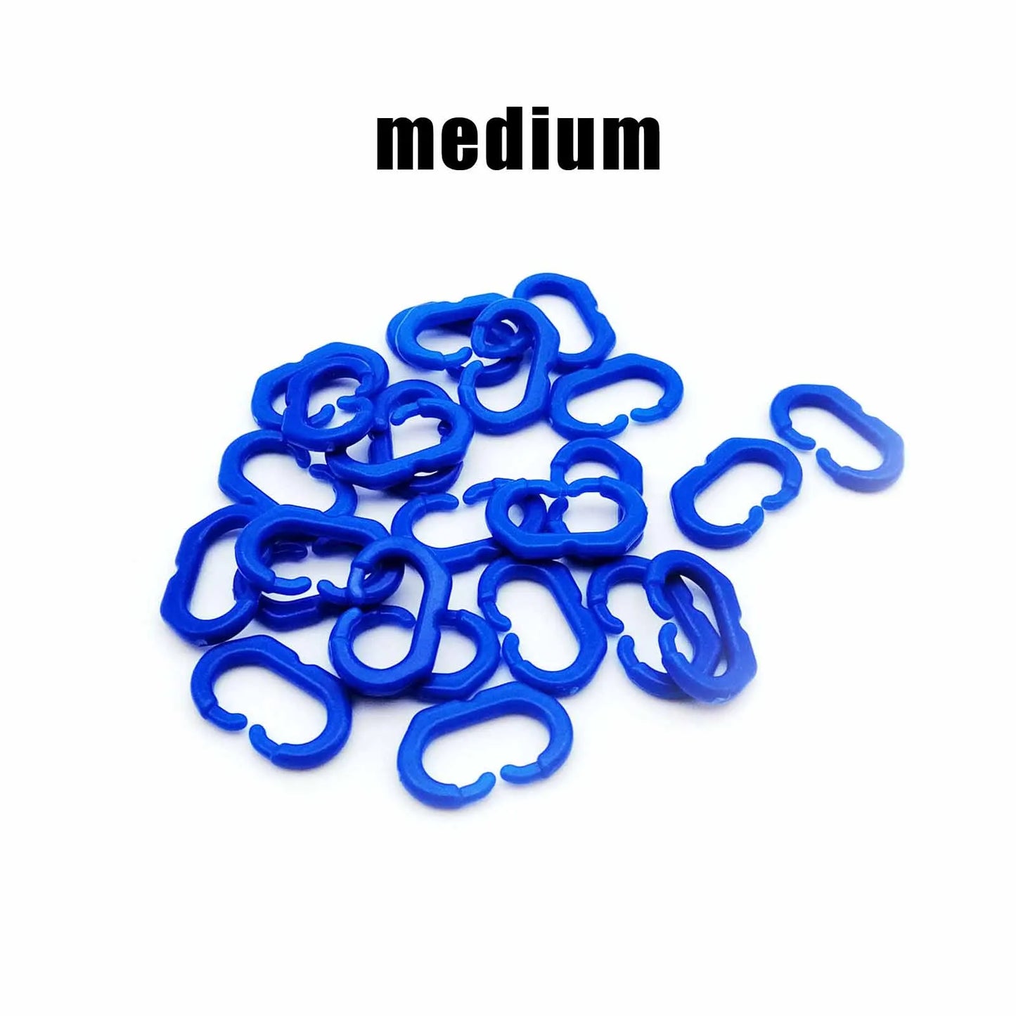 50pcs S M L Size Chicken Beak Clasp Cock Fasan Mouth Snap Ring Replace Peepers Eye Glasses Blinders Spectacles Anti-Pecking Feed