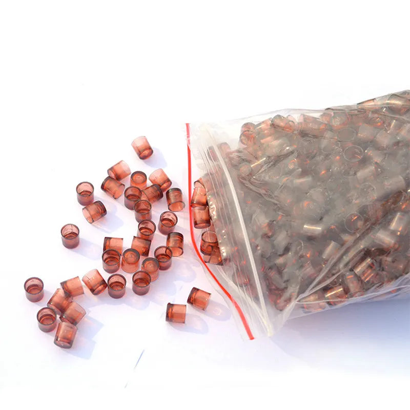 2000/5000/6000pcs/Bag Professional Beekeeping Brown Rearing System Queen Cells Plastic Room Tools Cell Cage Cup Apicultura Tool