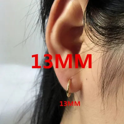 2PCS Unisex Punk Clip on Ear Without Piercing No Hole Fake Body Nose Lip Small Gold Silver Black Plating Earrings for Women Men