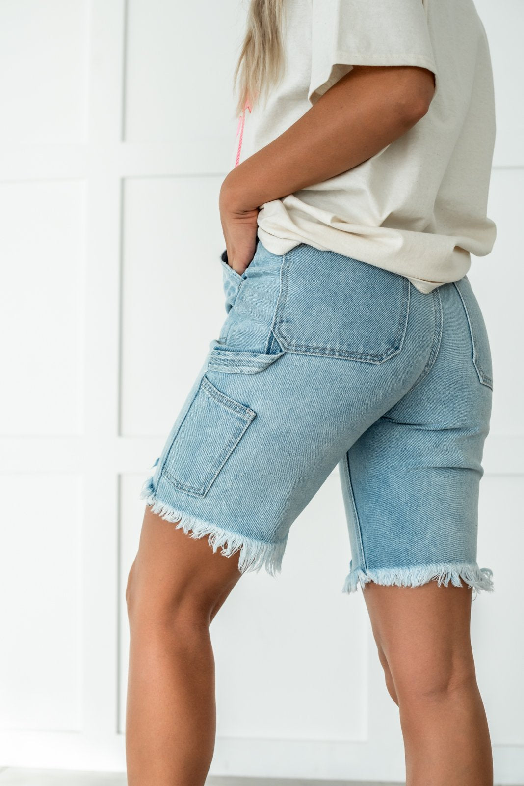 Mattie Ultra High Rise 90's Boyfriend Shorts