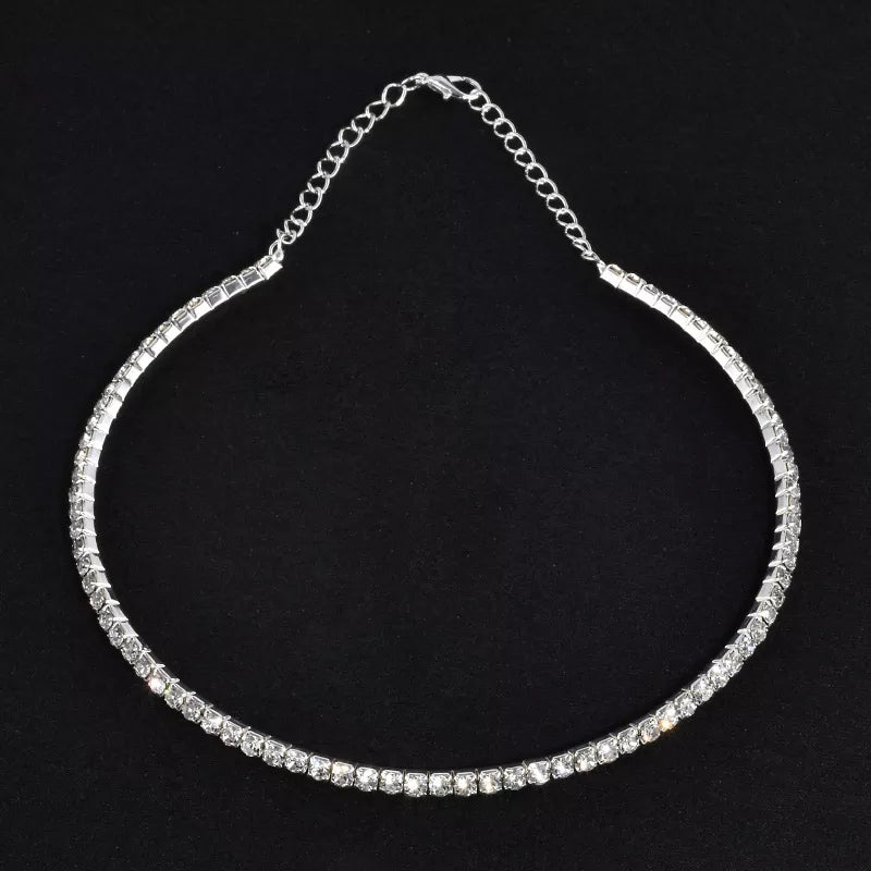 Rhinestone Choker Necklaces Torques Collar Women Statement Jewelry Girl Imitation Pearls Necklace 5 Styles
