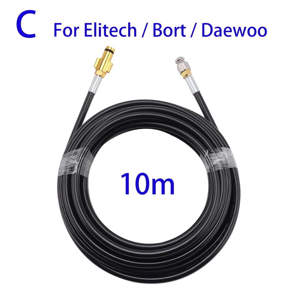 Sewer Drain Water Cleaning Hose Pipe Cleaner for Karcher Interskol Huter Hammer Nilfisk STIHL Bosch Lavor High Pressure Washer