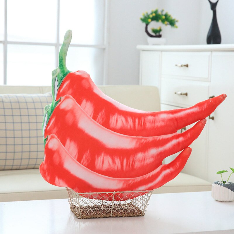 40-60cm Simulation Vegetable Pillow Cushion Vegetable Plush Dolls Potato Broccoli Cabbage Pea Pepper Plush Toy Creative Home