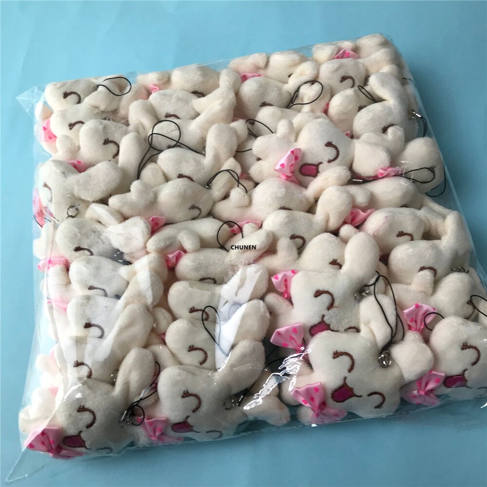 40PCS Small Cute Rabbit Stuffed Animal Plush Toys , Small Kid's Plush Doll