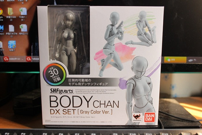 14cm Artist Art Painting Anime Figure SHF Sketch Draw Male Female Movable Body Chan Joint Action Figure Toy Model Draw Mannequin