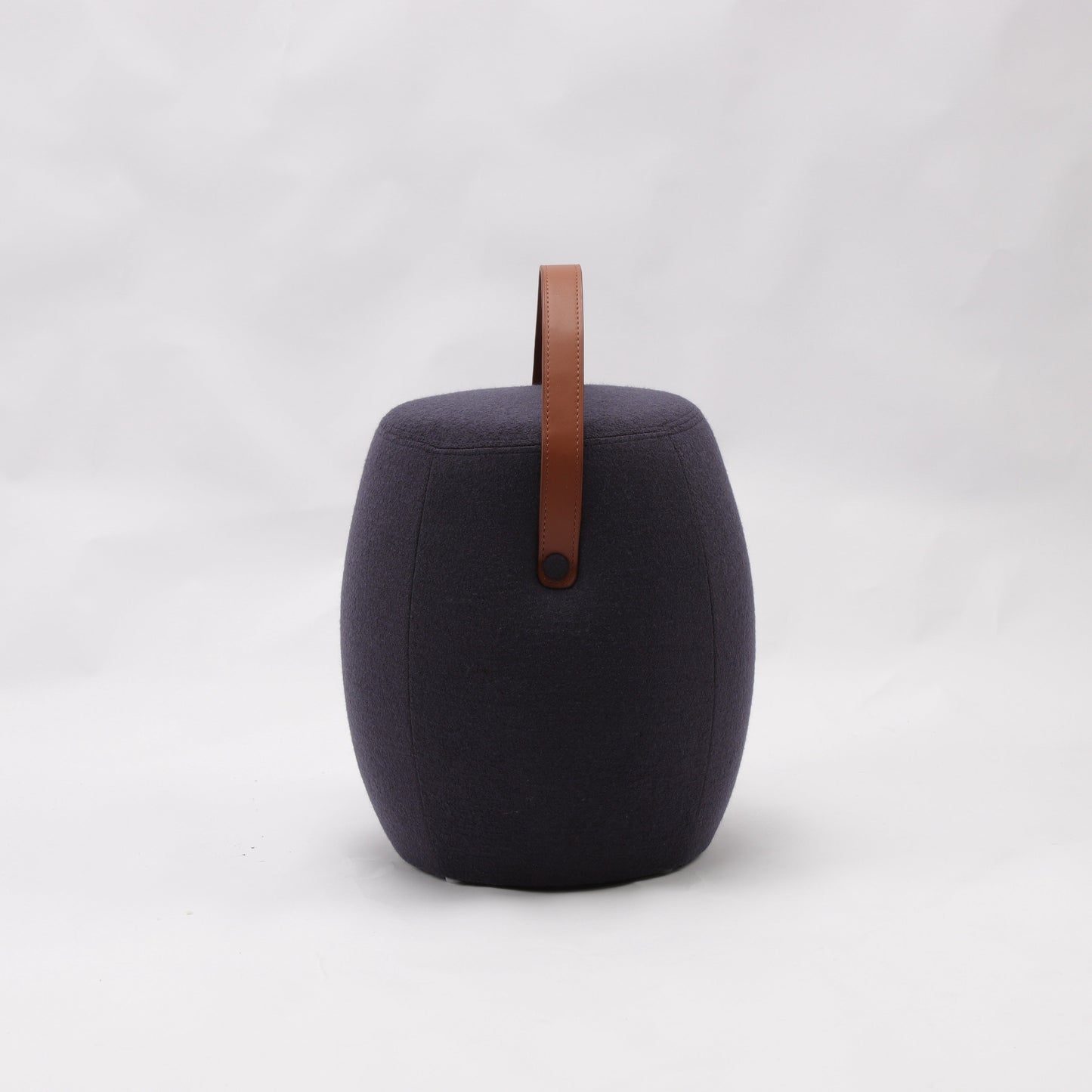 Kiley Handmade Pouf/Stool - Darkish