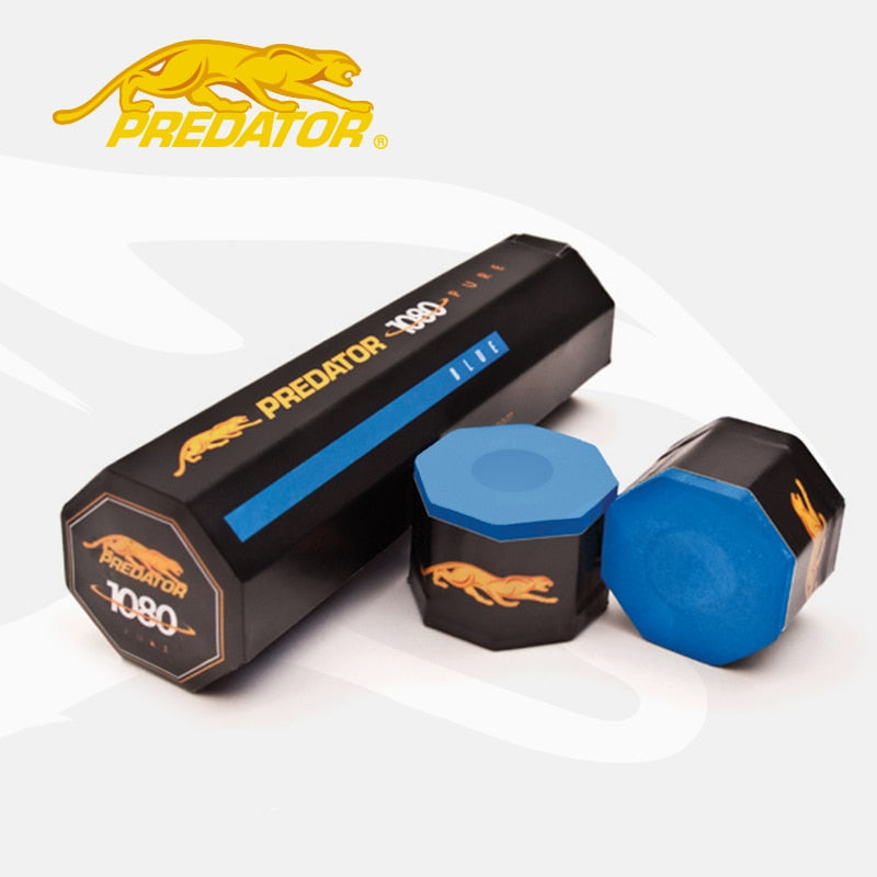 Predator 1080 Pure Chalk Blue Medium Oil Pool Cue Chalks Octagon Special Technology Process High Quality Billiard Accessories