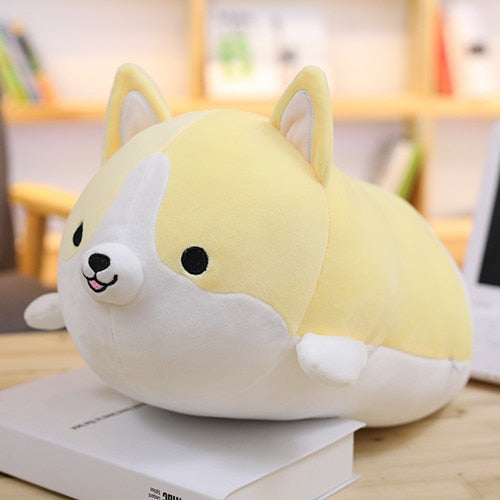 30/45/60cm Cute Corgi Dog Plush Toy Stuffed Soft Animal Cartoon Pillow Lovely Christmas for Kids Kawaii Valentine Present