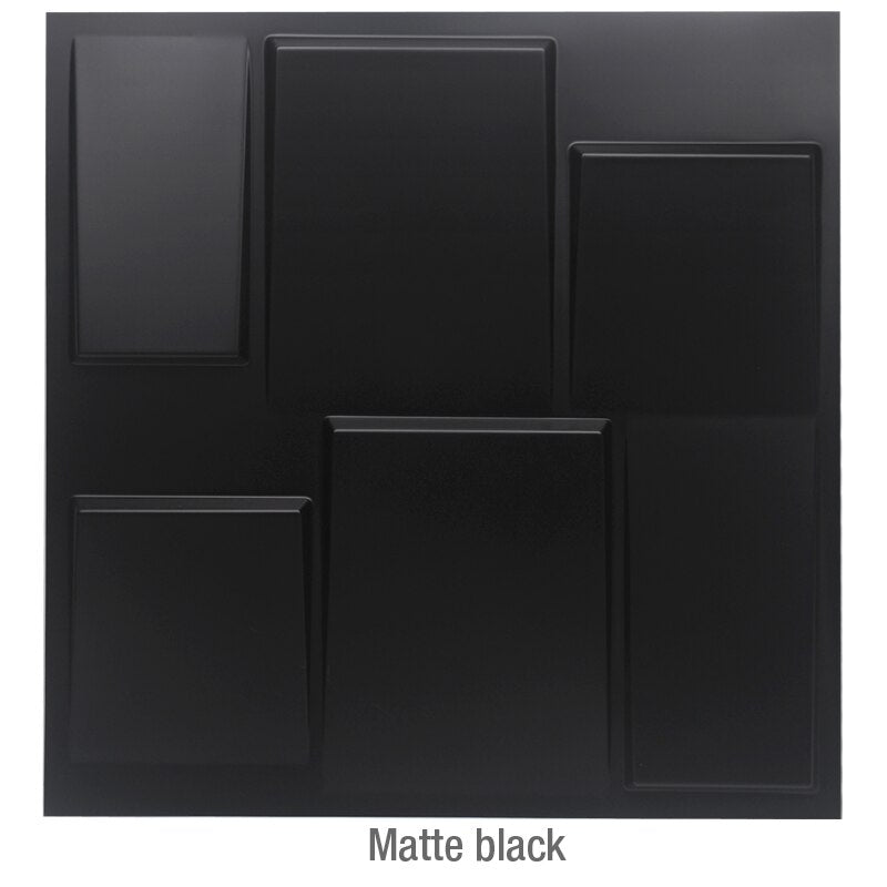 9.8ft/3m 12pcs 50x50cm 3D Wall Sticker Decor Blinds Line Living Room Wallpaper Mural Waterproof 3D Wall Panel Bathroom Kitchen