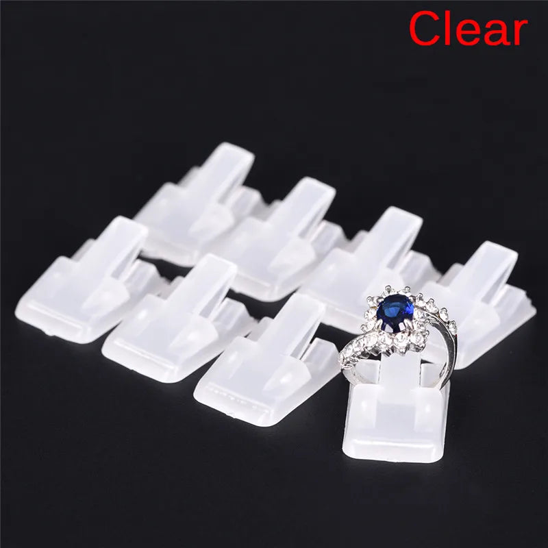 10pcs/Lot Ring Show Plastic Frosted Jewelry Displays Holder for Ring, Decoration Stand
