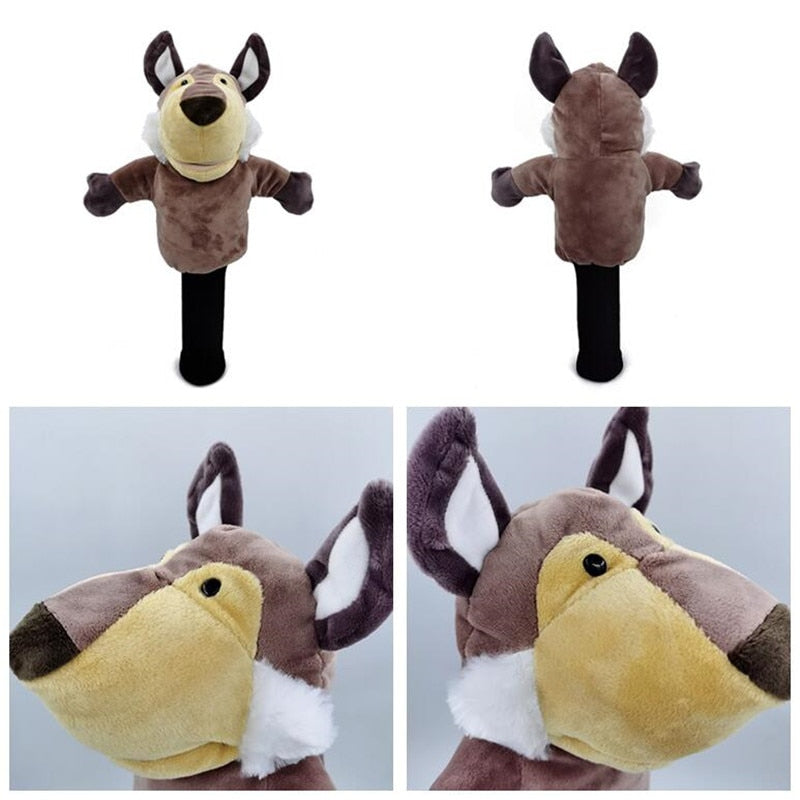All Kinds of Animals Golf Head Covers Fit Up to Fairway Woods Men Lady Golf Club Cover Mascot Novelty Cute