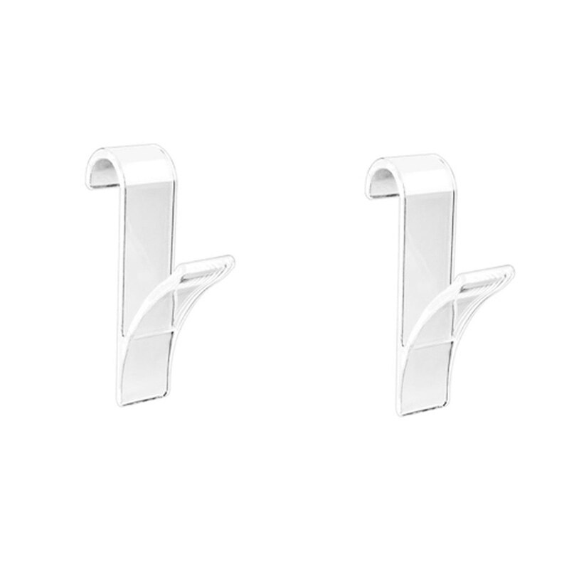 Kitchen Bathroom Hanger Clips Storage Racks White Clear Hanger Heated Towel Radi