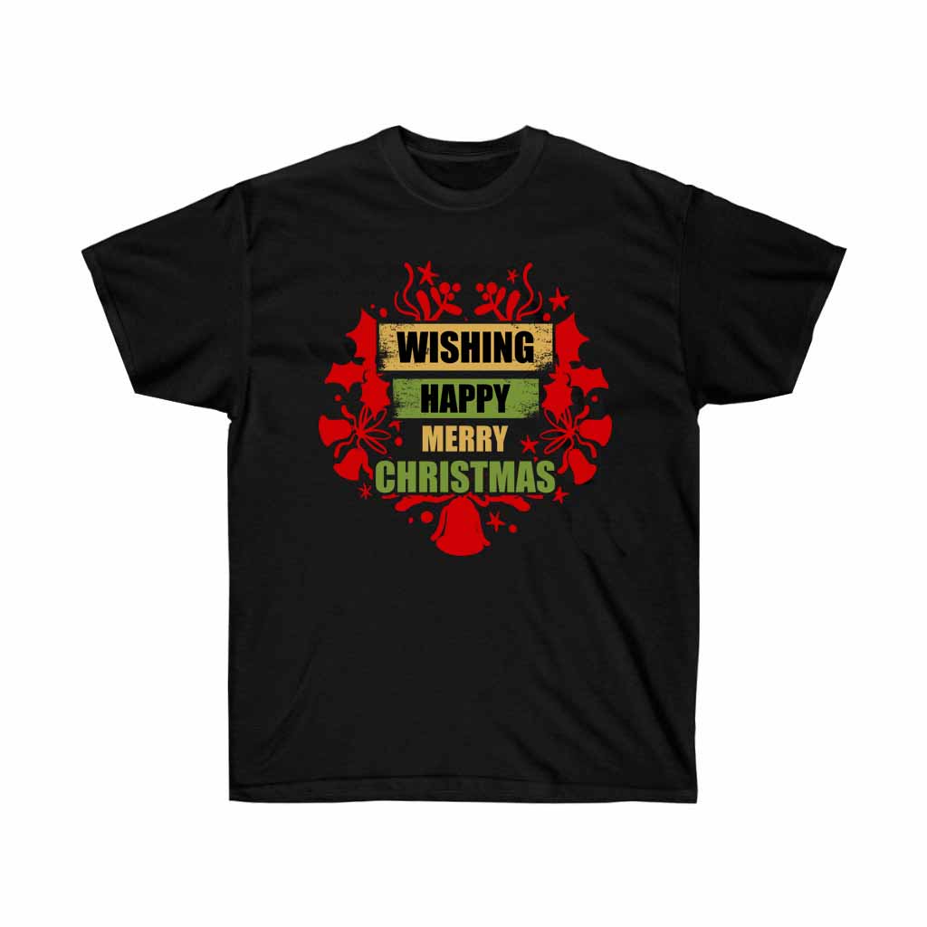 Wishing Happy Merry Christmas Tshirt