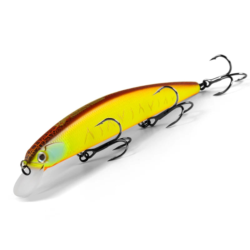 BEARKING for Artificial Fishing Lures Minnow Quality Wobblers Baits 13cm 21g Suspending Hot Model Crankbaits Popper