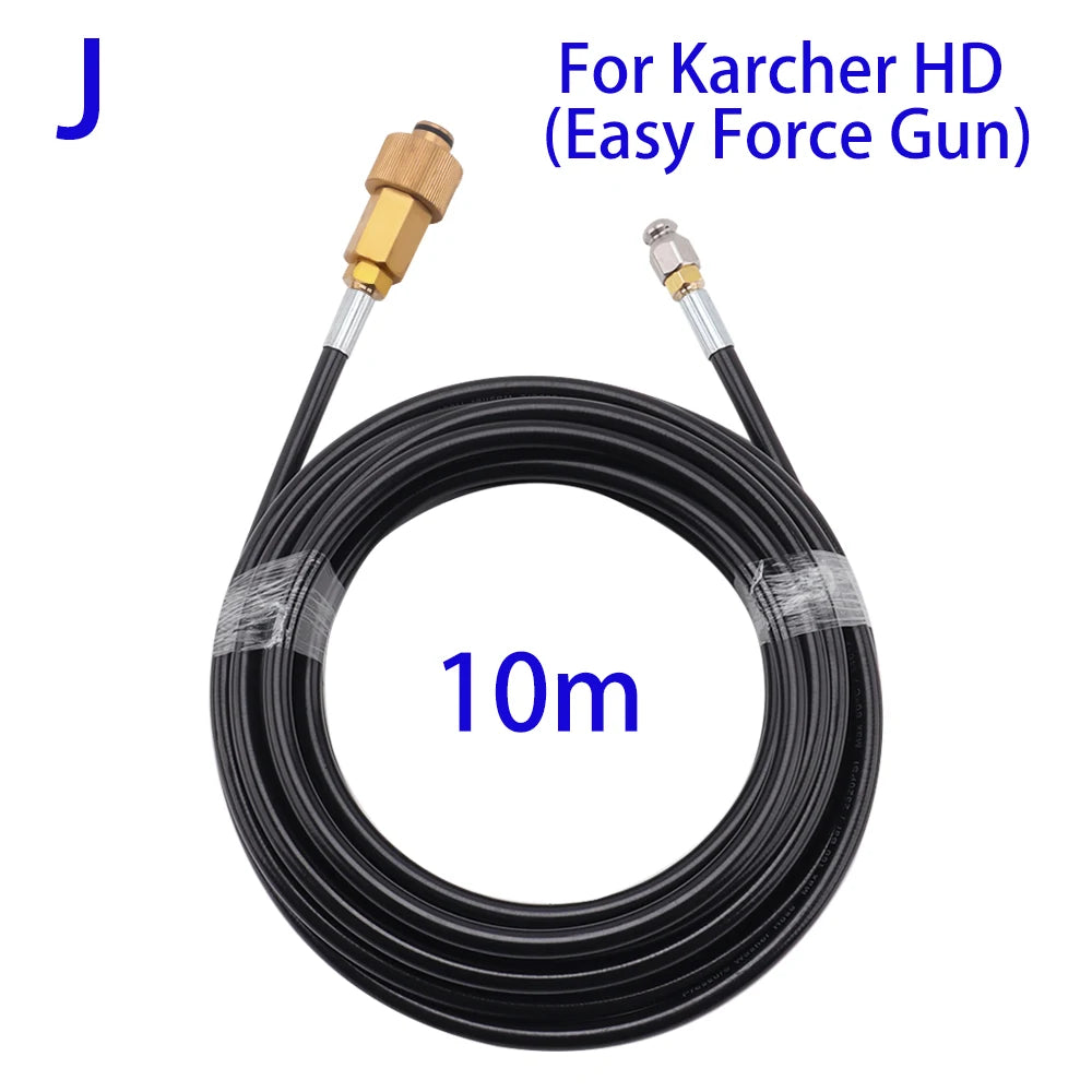 Sewer Drain Water Cleaning Hose Pipe Cleaner for Karcher Interskol Huter Hammer Nilfisk STIHL Bosch Lavor High Pressure Washer
