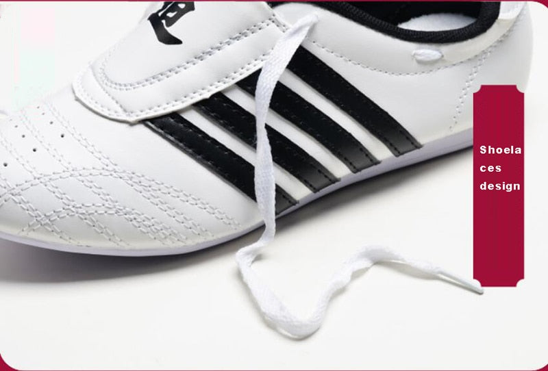 Taekwondo Shoes White Men's Sneaker Breathable Kung Fu Wushu Shoes Taichi Karate Martial Arts Wrestling Sneakers Kids Taekwondo