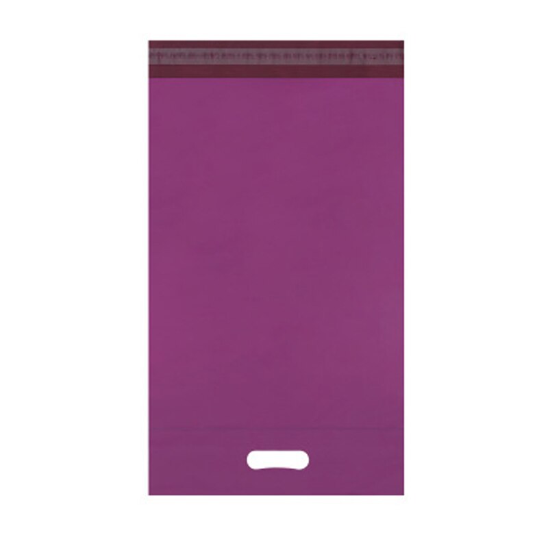 50pcs/Lots Purple Tote Bag Express Bag Courier Bags Self-Seal Adhesive Thick Waterproof Plastic Poly Envelope Mailing Bags