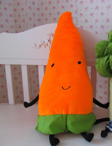 1pc 55/70cm Cartoon Vegetables Plush Toy Creative Carrot Broccoli Plush Pillow Stuffed Soft Toys for Children Kids Birthday