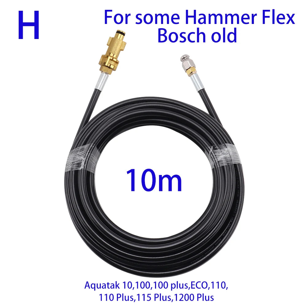 Sewer Drain Water Cleaning Hose Pipe Cleaner for Karcher Interskol Huter Hammer Nilfisk STIHL Bosch Lavor High Pressure Washer