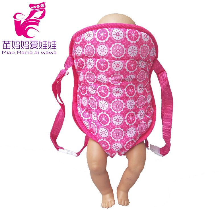 Dolls Out Going Carry Bag Doll Accessory for 43cm Baby New Born Doll Girl for 18 Inch Doll Bag Doll Clothes