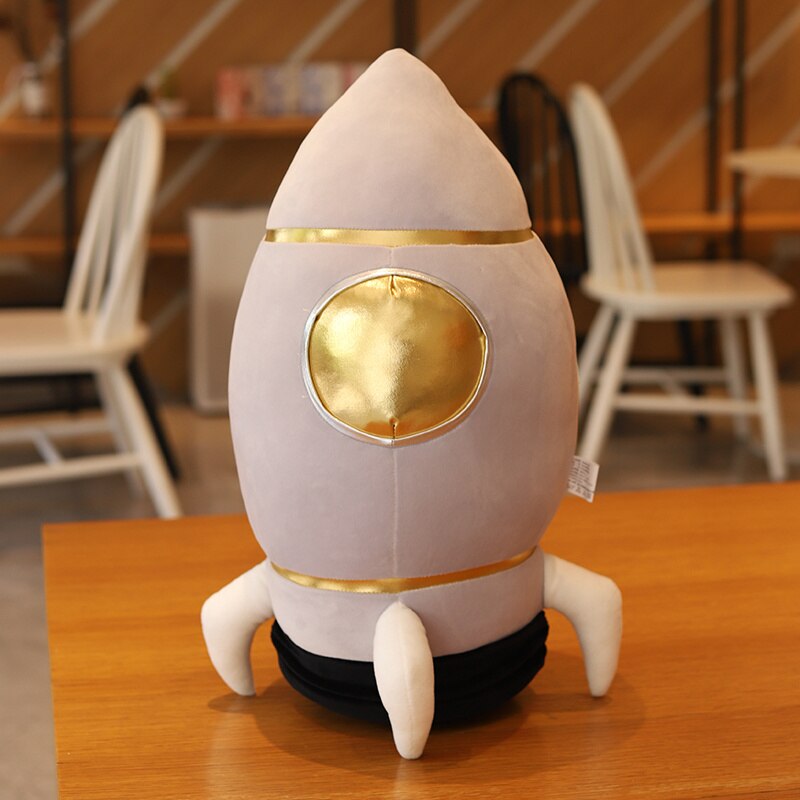Plush Astronaut and Spaceship Toy Stuffed Soft Science Fiction Type Soft Doll Kids Toys Creative Toys Children Birthday