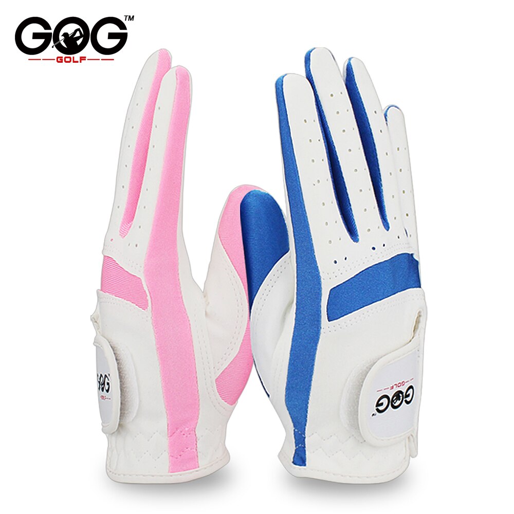 GOG Golf Gloves for Children Fabric Cloth Boy Girl Blue