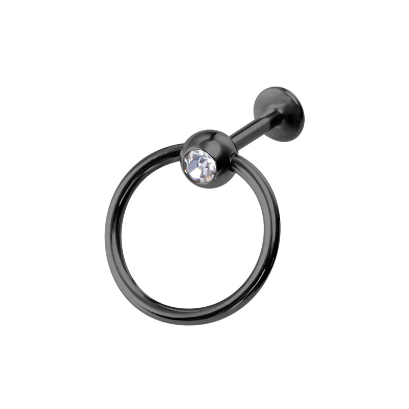 1PC Alien Labret Lip Ring Stainless Steel Internally Threaded Ear Cartilage Tragus Helix Stud Ear Piercing Women Body Jewelry