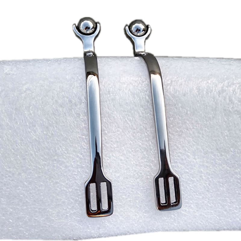 Roller Ball Spurs Horse Smooth 30mm Neck Stainless Steel Horse Riding Soft Gentle Spur