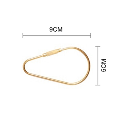 Creative Brass Keychain Portable Key Ring Bottle Opener Whistle Ruler Sealed Box Unique Organizer Tools Keychain Accessories
