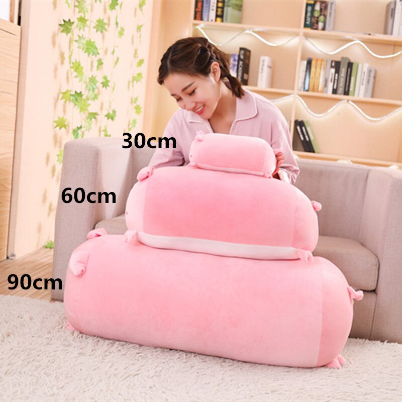 Soft Animal Cartoon Pillow Cushion Cute Fat Dog Cat Totoro Penguin Pig Plush Toy Stuffed Lovely Kids Birthday