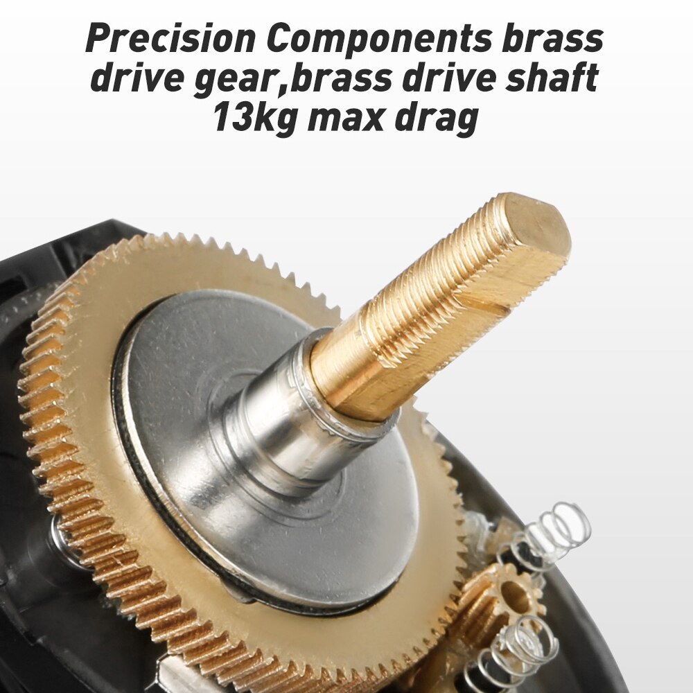 JOHNCOO Fishing Reel MT200 Bait Casting Reel Big Game 13kg Max Drag Jigging Fishing Reel 11+1 BB 7.1:1 Baitcasting Reel