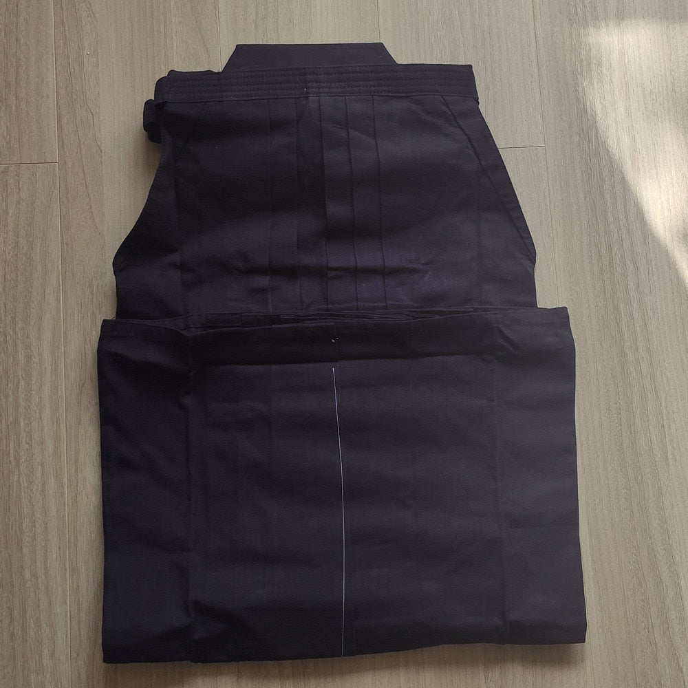 Unisex 100% Cotton 11000# Natural Plant Blue Dye Kendo Suits