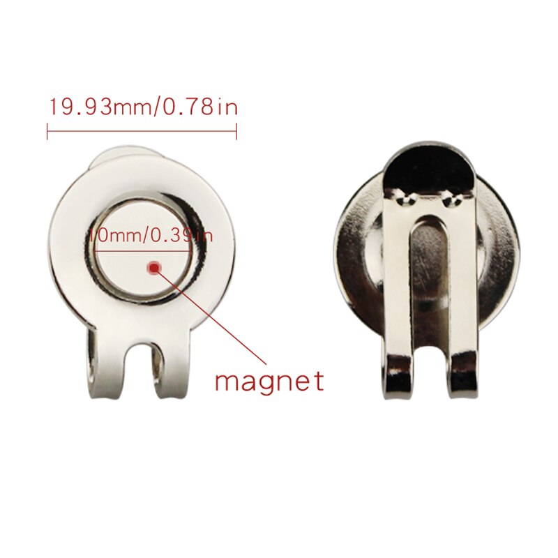 1pc Golf Ball Marker With Magnet Golf Cap Clips Shining Alloy Mark for Golfer Love Tortoise Slipper Dog Mermaid Birdie Eagle
