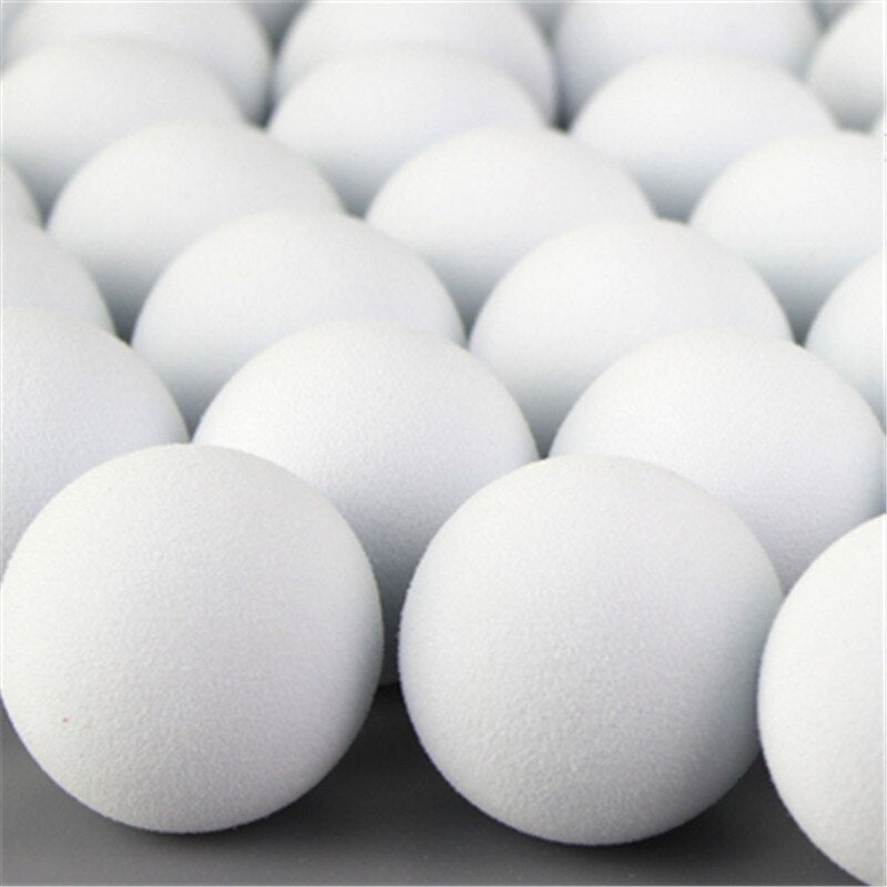 30pcs 42mm EVA Foam Golf Soft Sponge Monochrome Balls for Outdoor Golf Practice Balls for Golf/Tennis Training Solid 9 Colors