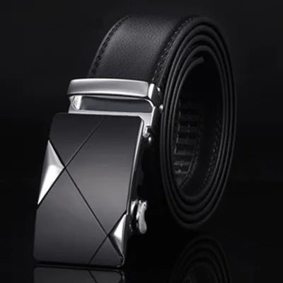 Leather Belts for Men Automatic Male Belts Cummerbunds Leather Belt Men Black Belts Cinturon Hombre
