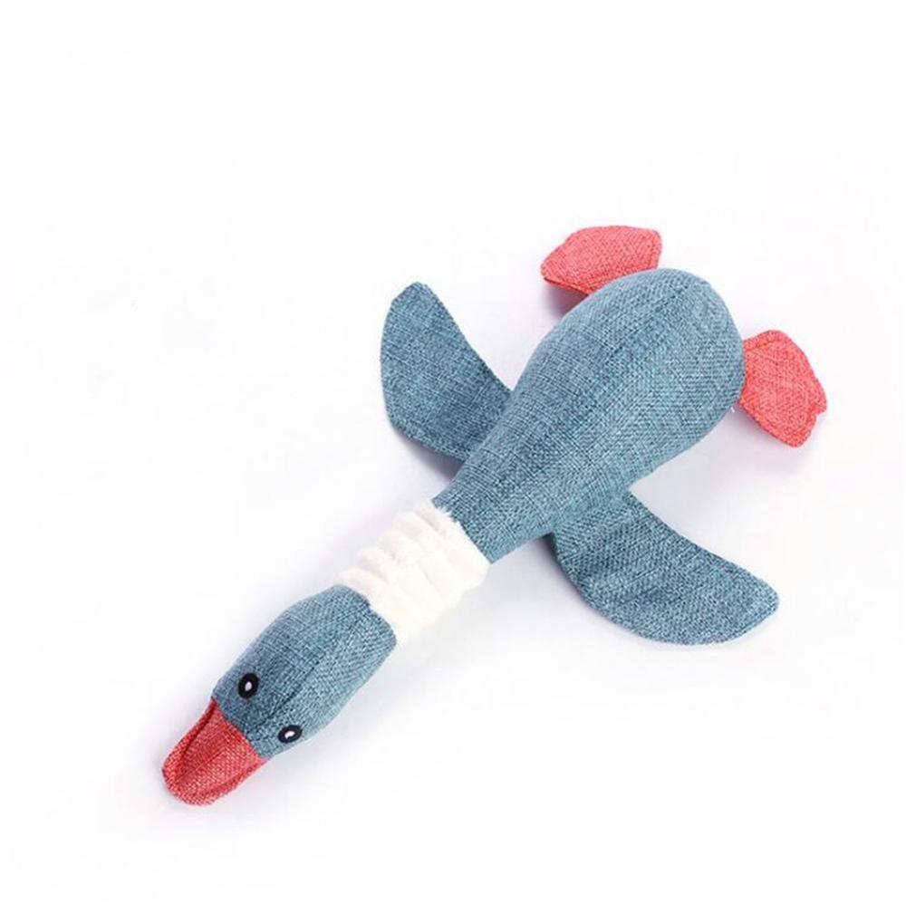 2023 New Cute Plush Toys Squeak Pet Wolf Rabbit Animal Plush Toy Dog Chew Squeaky Whistling Involved Squirrel Dog Toys