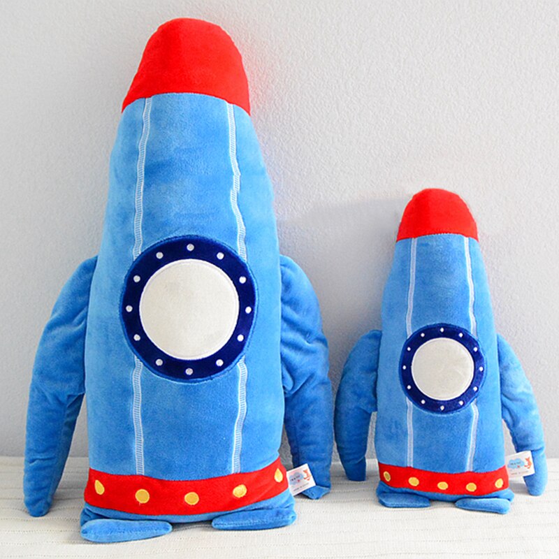 Simulation Plush Cat Rocket Airplane Toy Stuffed Lifelike Transportation Pillow Creative Boy Home Decor Toys for Children