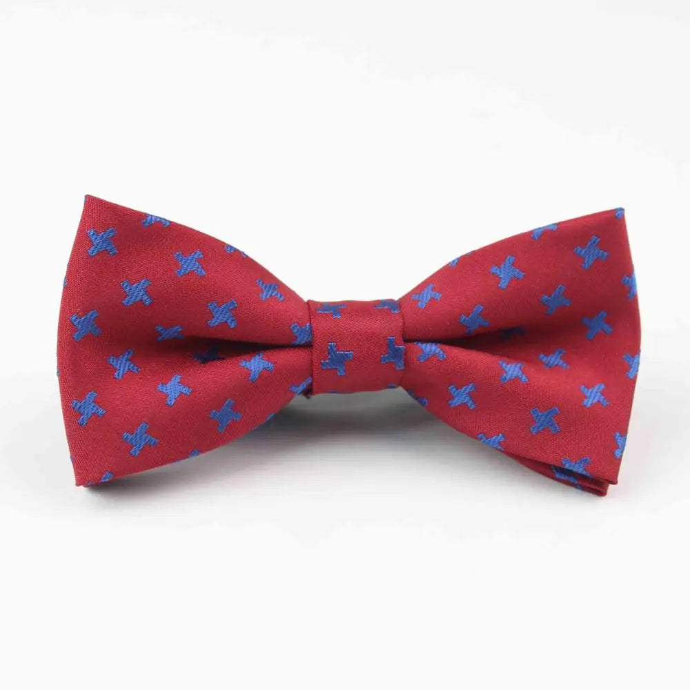 Plaid Children Bowtie Polester Bowties Baby Kid Kids Classical Pet Striped Butterfly Bow Tie Elk Bike Umbrella Dog Car