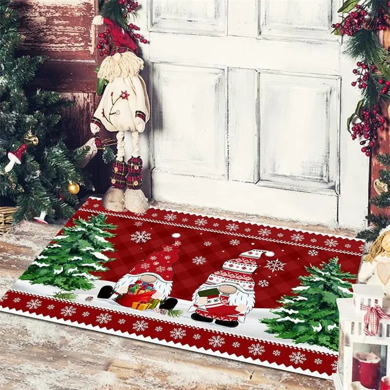 Waterproof Christmas Dining Tablecloth / Xmas Dining Chair Covers Christma