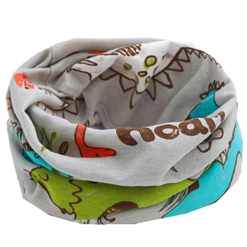 New Autumn Winter Girls Cotton Scarf Kids Scarf Bibs LIC Boys Girls Scarves Lovely Kids Collar Children Bufandas O Ring Scarf