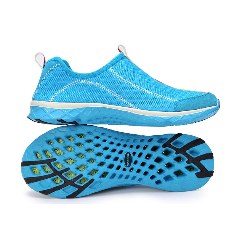 2023 Outdoor Sports Shoes Brand Mesh Breathable Wading Quick-Drying Shoes Men and Women Beach Shoes