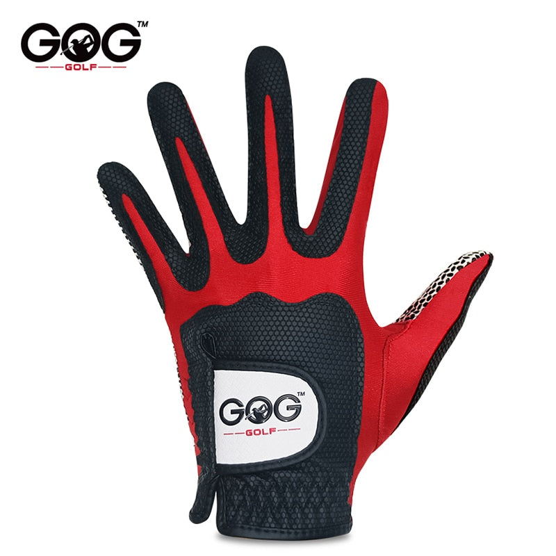 GOG Golf Gloves Professional Magic Tape Pu Slip-Resistant Design Breathable Left